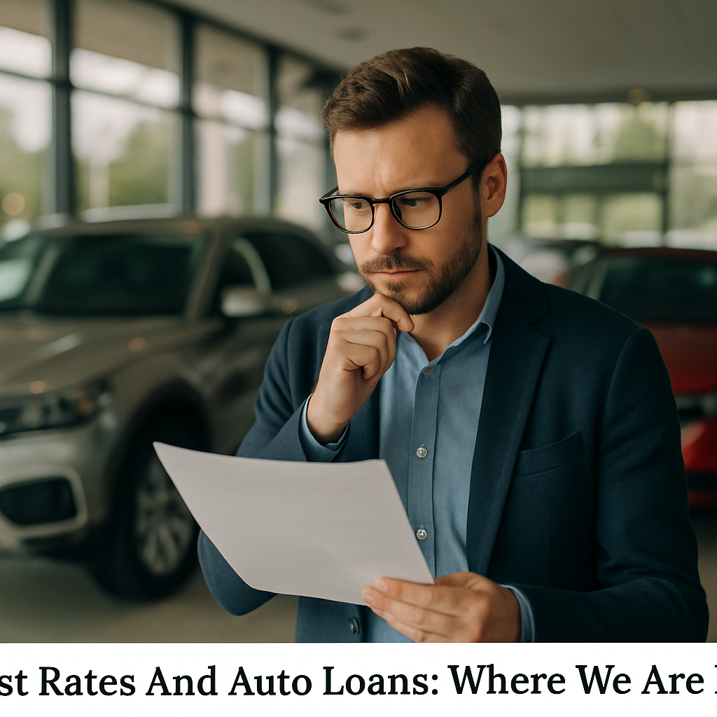 Interest Rates And Auto Loans: Where We Are Now
