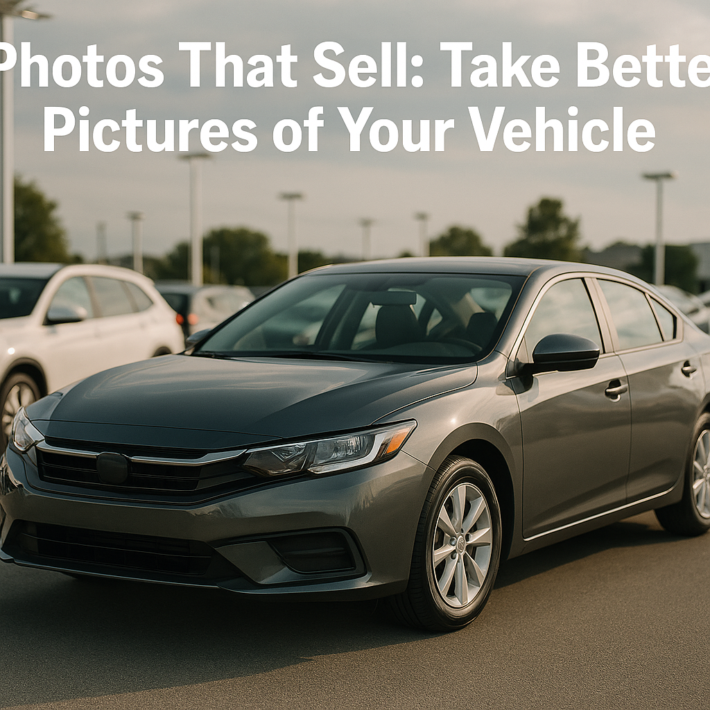 Photos That Sell: Take Better Pictures of Your Vehicle